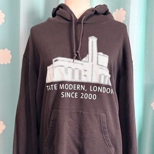 Tate Modern Art Museum, London grey hoodie. XL